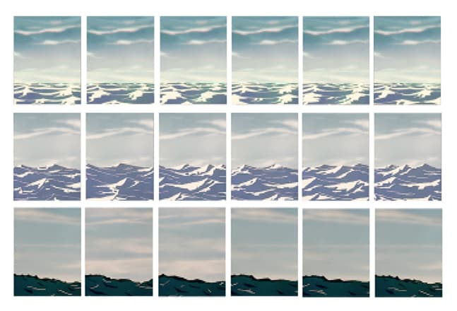 Jaejun Lee,1,2,3,4,5,6,2013, 3Channel video installation
