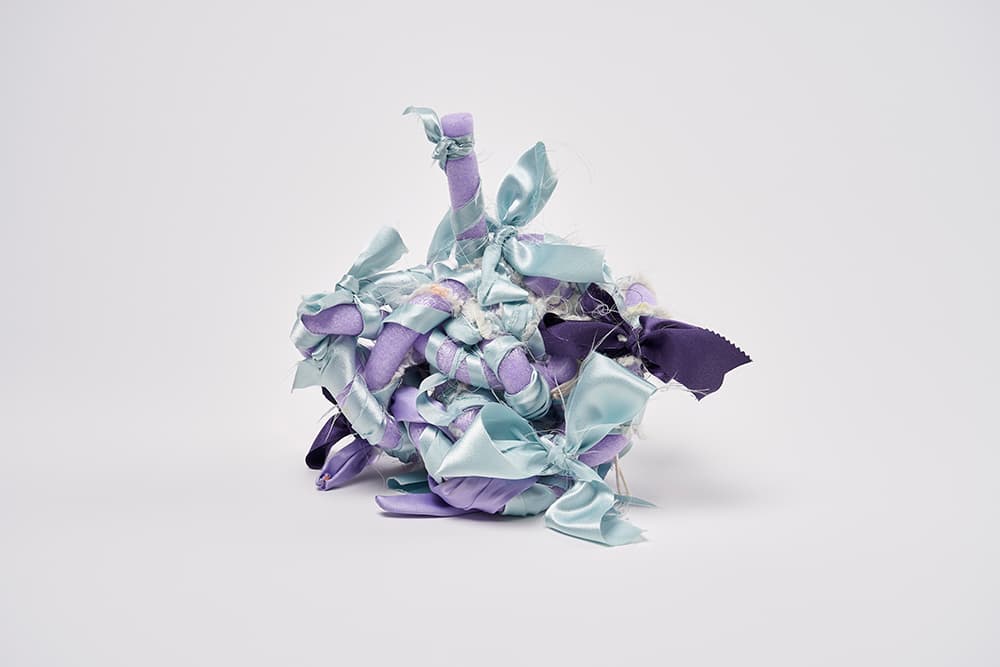 Intestine Petite, 2020 fabric, stryrofoam 20x19x22cm