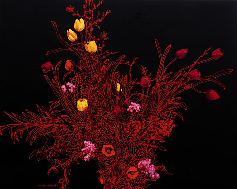 설휘, Another line, 162.2x130.3cm, Acrylic on canvas, 2019