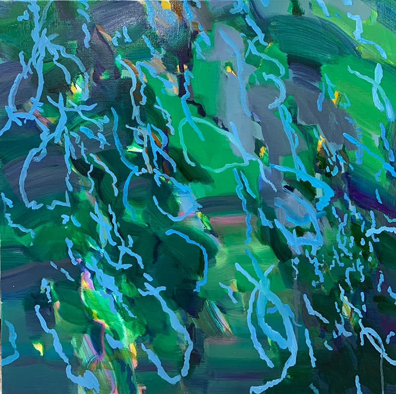 최윤희, 눈으로 떠오기, 2020, 캔버스에 유채, 60.6x60.6cm