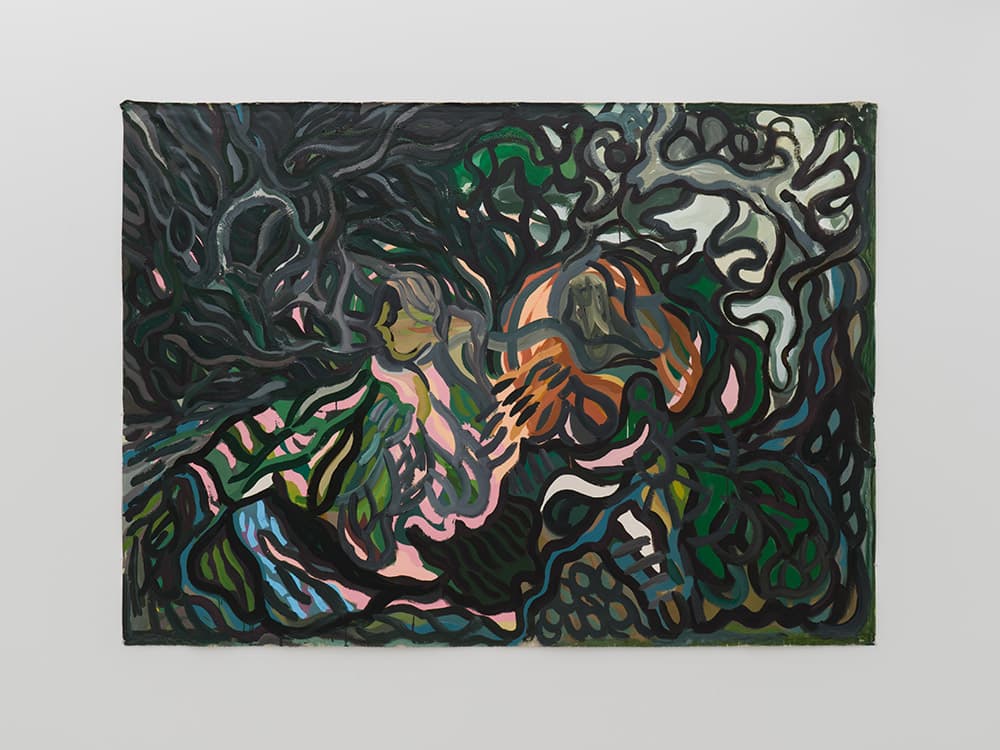 곽상원 Sangwon Kwak < Dialogue >  167 x 230cm acrylic on canvas 2021, 디스위켄드룸 제공