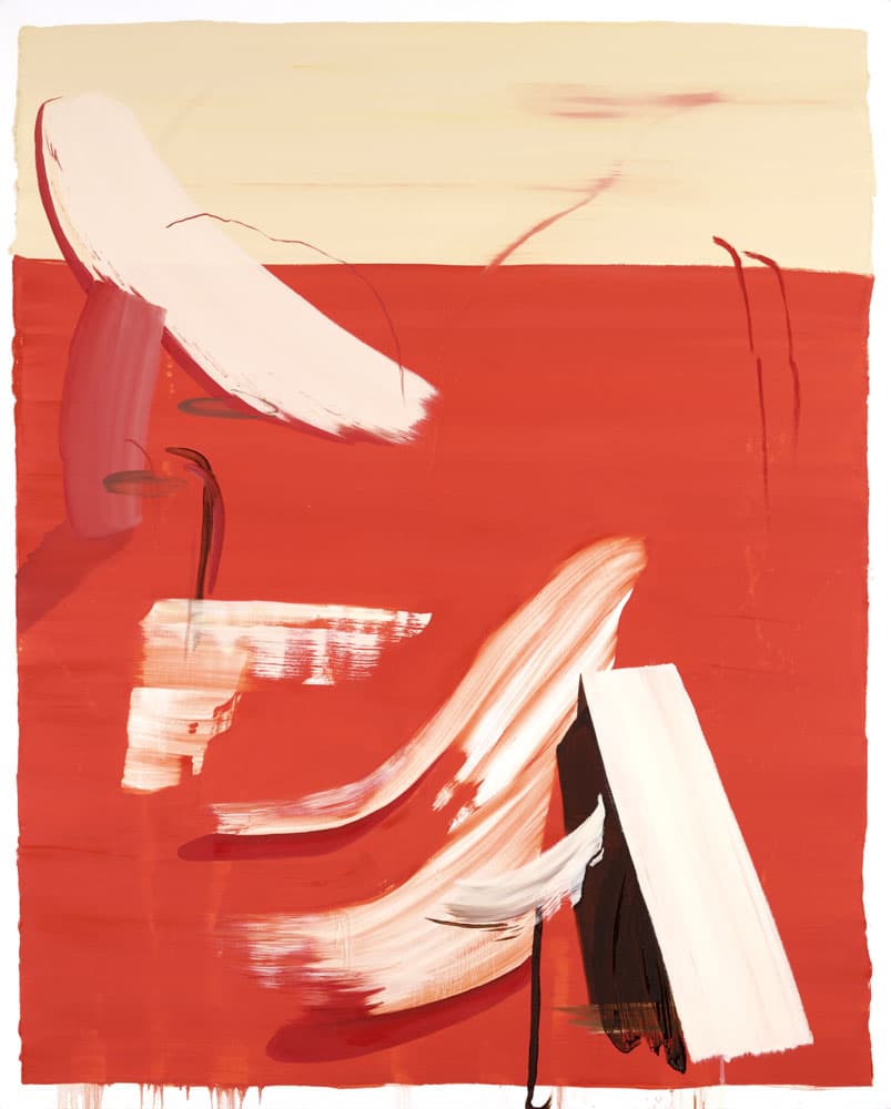 바람이 기댈 때, Oil on canvas, 162.2x130.3cm, 2021