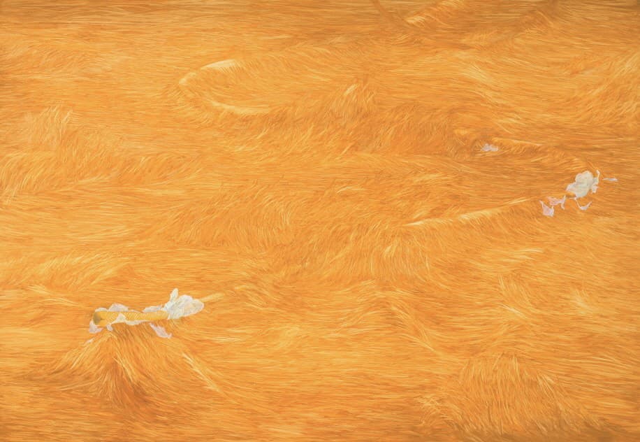 이해민선, 사이, 캔버스 위에 오일, 112×162cm, 2011 (each)