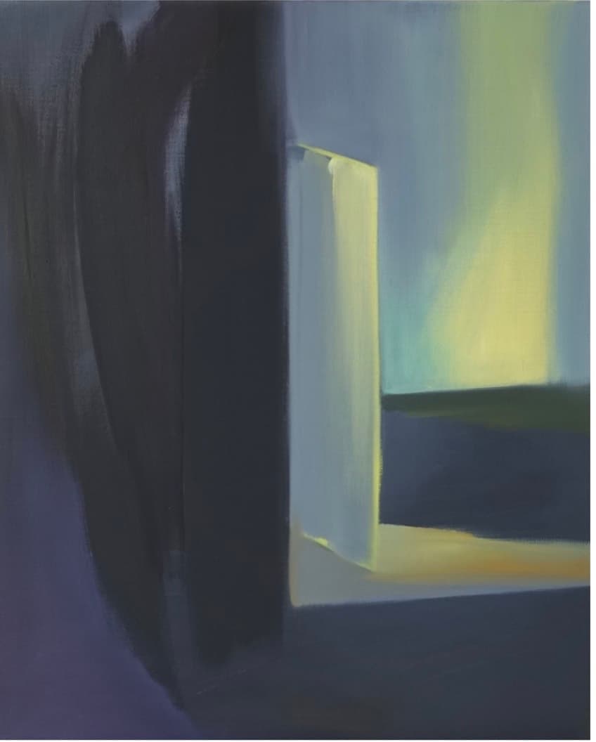 안수민, Yellow memory in my dream, oil on canvas, 46x 53cm, 2019