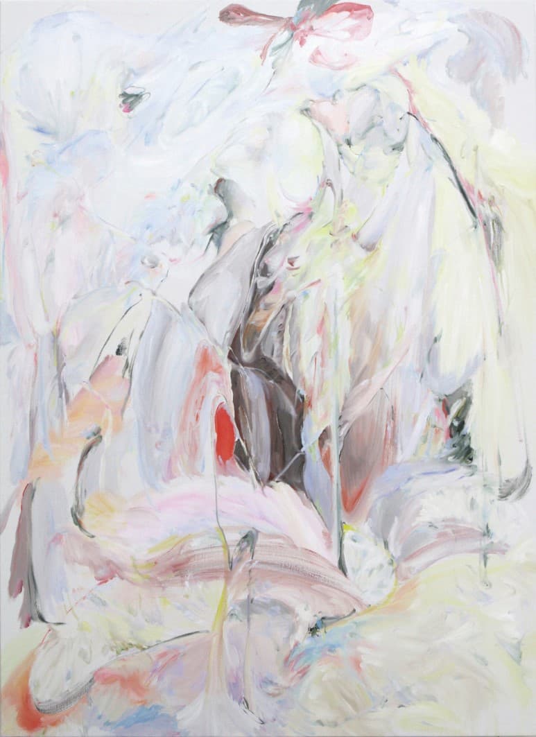 양아영, 헌화, oil on canvas, 100x73cm, 2018