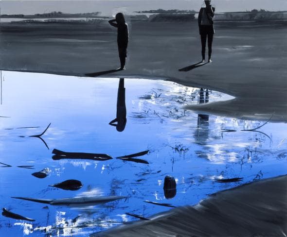 빌헬름 사스날 Wilhelm Sasnal 무제 (캐스퍼와 앙카) Untitled (Kacper and Anka) Oil on canvas, 180 x 220 cm ISelf Collection, London, 2009 ⓒWilhelm Sasnal, Courtesy Sa