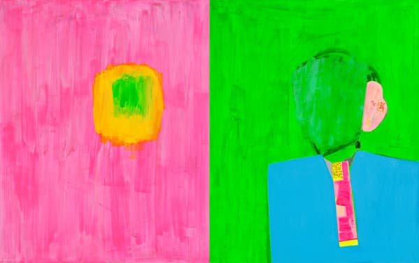 Did You Hear Me, 2015, Acrylic on canvas, 162 x 130 cm (each)