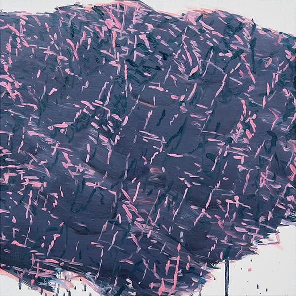 최윤희, 상승하는 리듬, 2020, 캔버스에 유채, 45.5x45.5cm