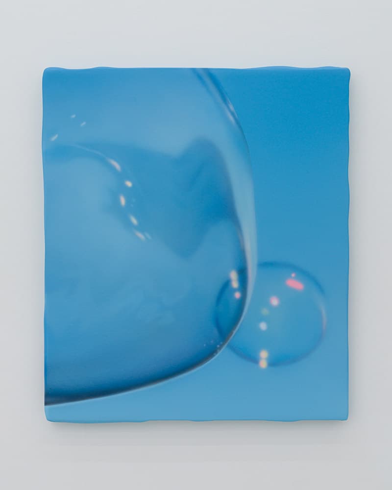 홍성준 Seongjoon Hong, Layers of the air 20, 2024, acrylic on canvas, 53 x 45.5 cm Courtesy of the artist and ThisWeekendRoom