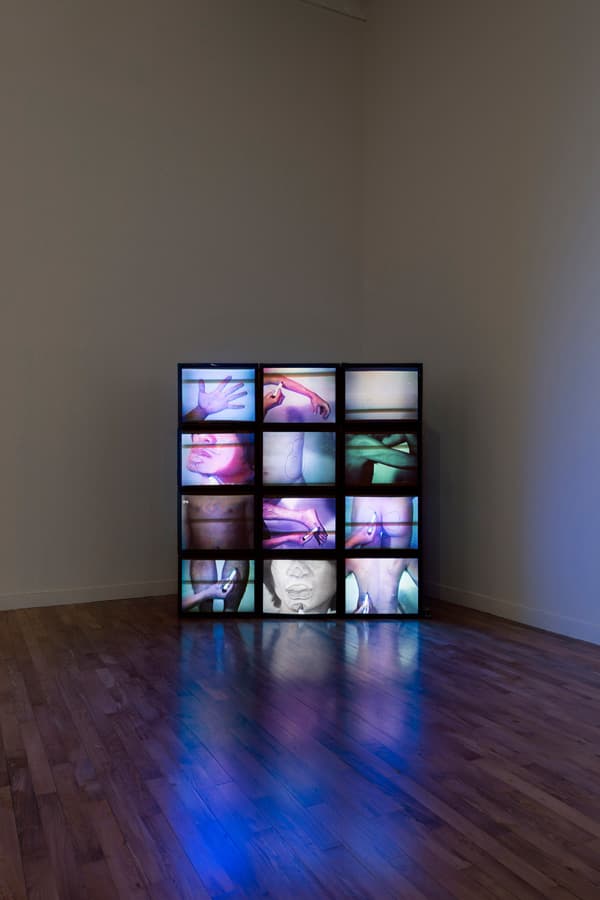 김영진, 1978-2, 1978(촬영), 1980년경(12채널편집), 12채널 비디오, 컬러, 무음