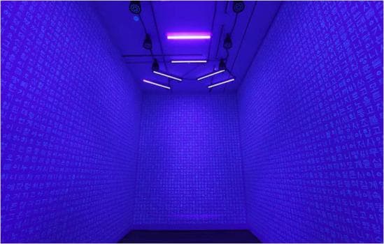 첫번째 사람_2017 White paint on wall_Dimension variable 정용국