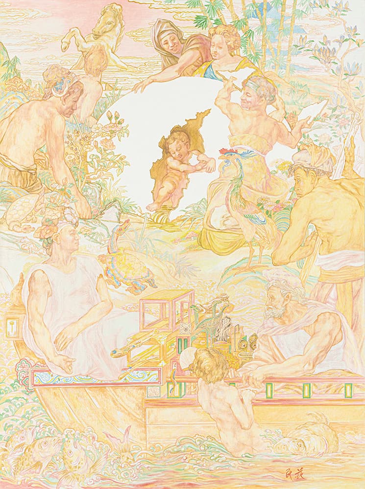 최민화_알영 – 혁거세_2018_캔버스에 유채_130.3x97cm.jpg