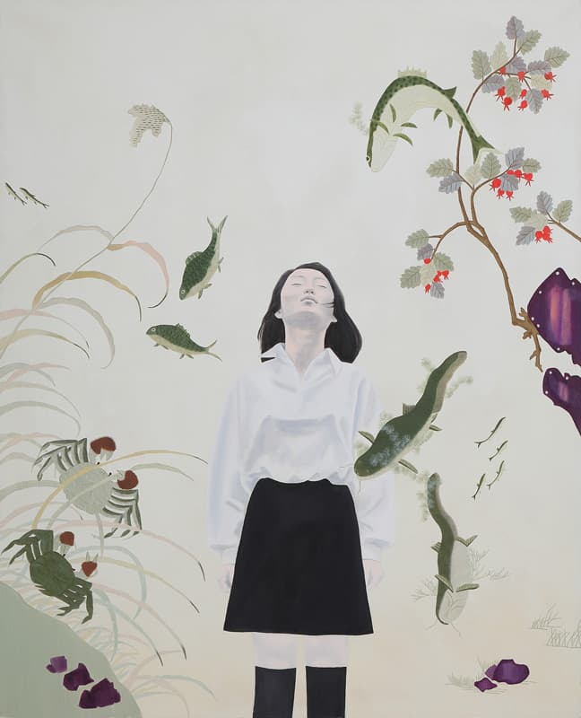 써니킴,  Underworld 1999, 138×112cm,  캔버스에 유채 Oil on canvas 작가 기증 Donated artworks