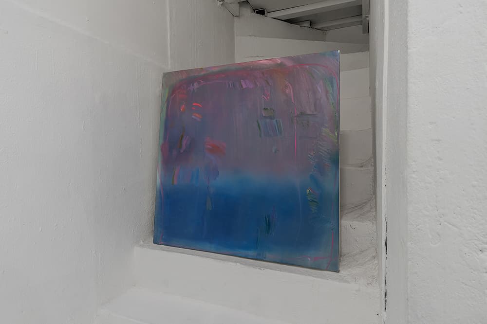 최윤희, 숨(3), 2021, oil on canvas, 91×91cm 촬영: CJY ART STUDIO
