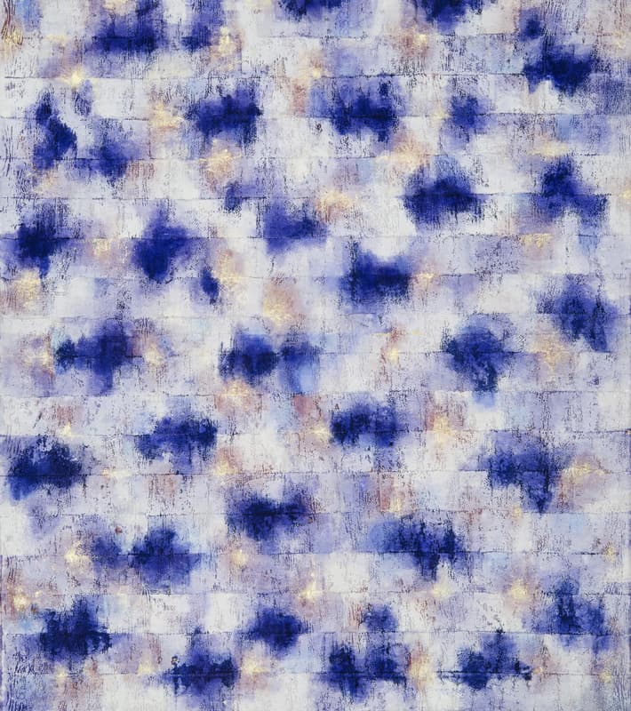 방혜자, 우주의 빛, 2001, 부직포에 혼합재료, 205x245cm, 국립현대미술관 소장