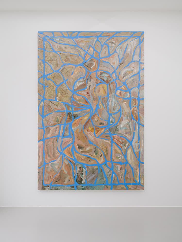 곽상원 Sangwon Kwak < Treefingers > 194 x 130cm acrylic on canvas 2021, 디스위켄드룸 제공