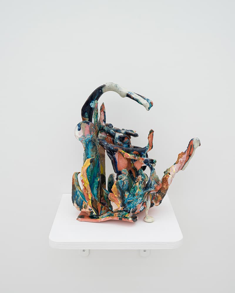 Dan Kim 김대운 Detailed 오밀조밀 2022 Clay and Glaze 28 x 30 x 20 cm
