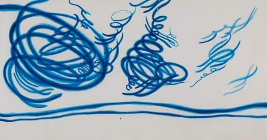 바람, colored on paper, 140x73.5cm, 2015