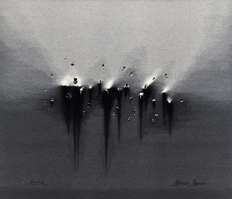 송번수, <이라크에서 온 편지>, 2006, 아크릴사, 평직, 229×277cm