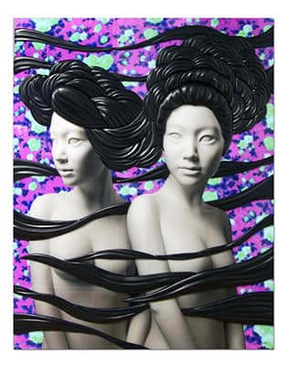 김민경, Camouflaged selves- Lose the way, C-Print, Diasec, Synthetic Resins, 110x140cmx8cm, 2014​​​