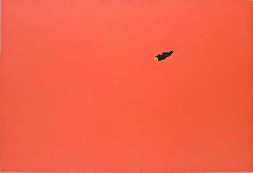 인생6 Life6 , 광목천 위에 한지,아크릴물감,토분,아교,커피,린시드유 , 102×149cm , 2010 