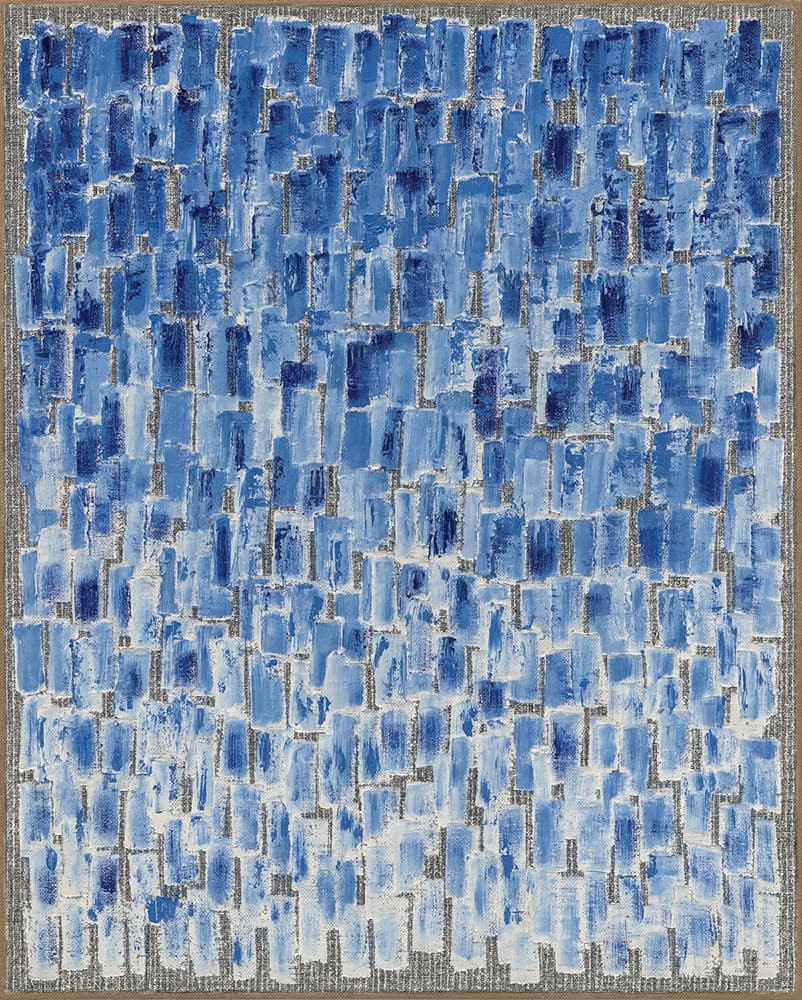 Ha Chong-Hyun, Conjunction 21-38, 2021, Oil on hemp cloth, 162 x 130 cm,  Courtesy of the artist and Kukje Gallery, Photo: Chunho An