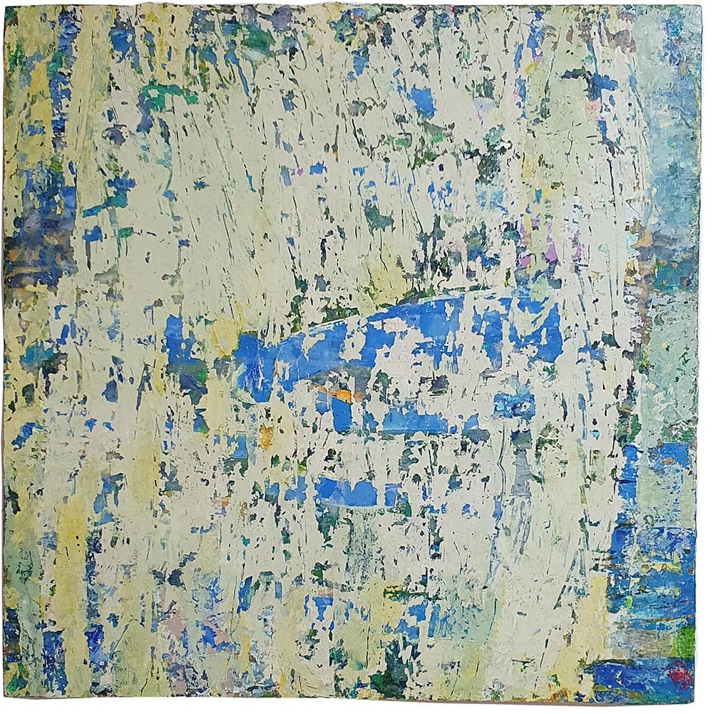 장은혜, Rain, Mixed media, 61x61cm, 2021