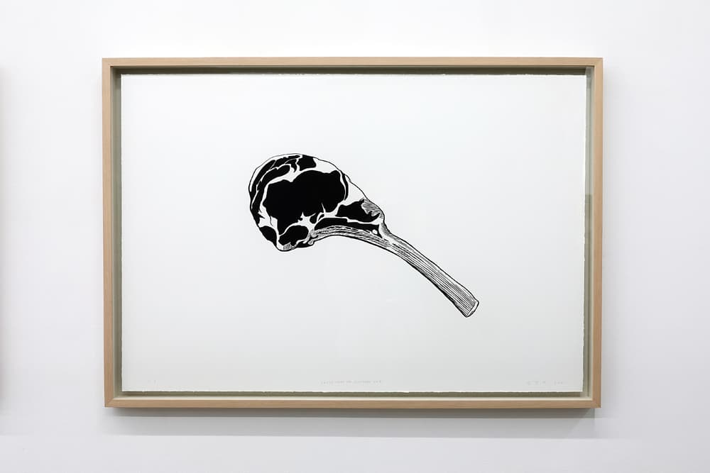 김영재_Fresh Meat for Sculptors no.5_실크스크린_70x100cm_2021