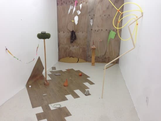 페이수안왕, <Sketch:: Fathers (in progress)>, Dimension variable, Digital print, Found ceramic, paper clay, seashell, wood, insulation mat, 2017