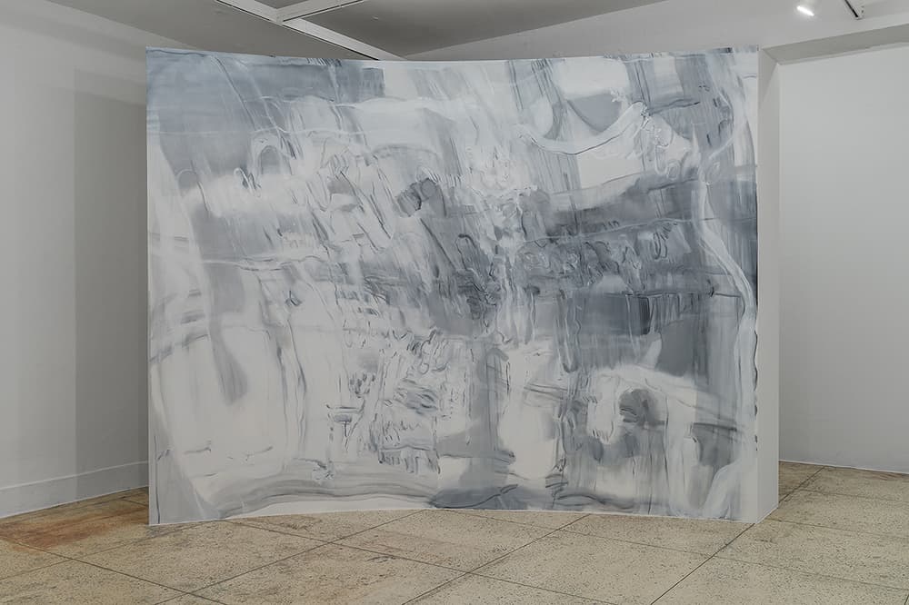 최윤희, 네가 잊힌 빛을 몰고 먼 처음처럼 올 거다, 2021, oil on wood panel, 270×356cm 촬영: CJY ART STUDIO