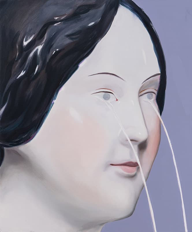 최지원 Jiwon Choi < the crying woman > 72.7 x 60.6 cm, Oil on canvas, 2019 ⓒ디스위켄드룸 제공