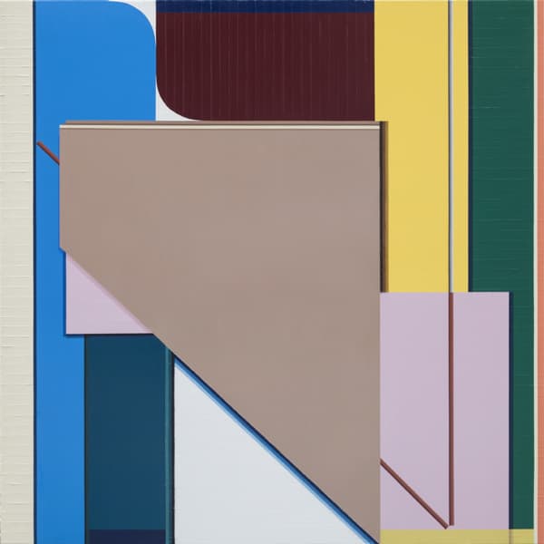이희준, 어 쉐이프 오브 테이스트 No. 101, 2018, 캔버스에 유채, 182x182cm