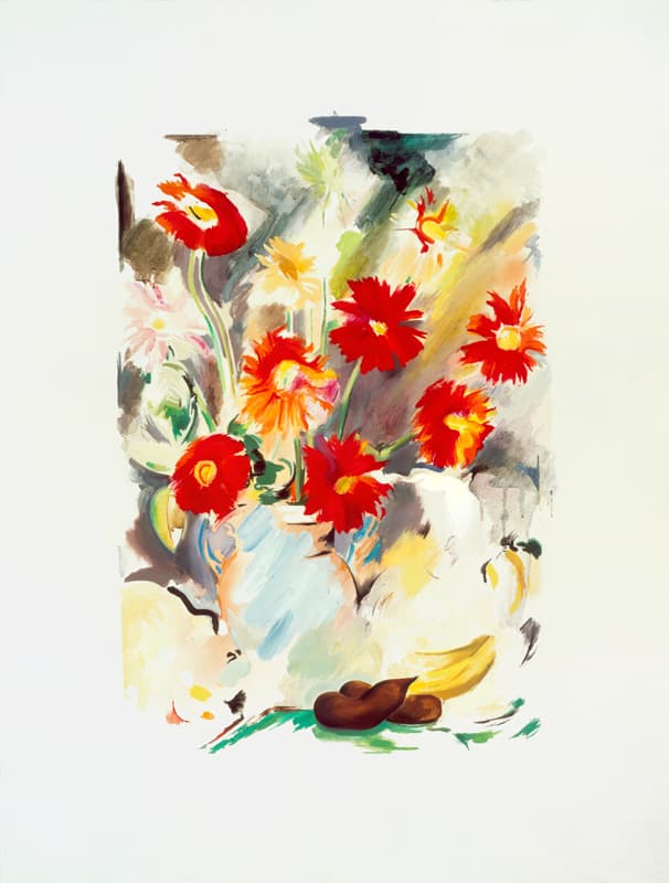 Richard Hamilton, Flower-piece II, 1973, Oil on canvas, 95 x 72 cm, Hamilton Estate