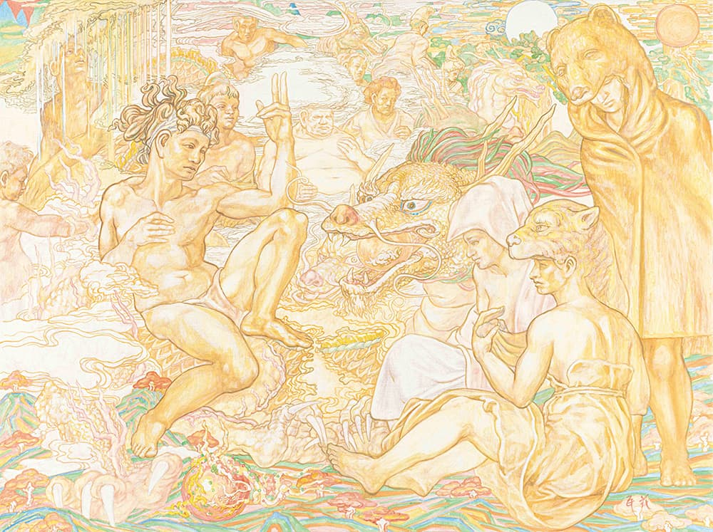 최민화_천제환웅 – 신시에 오다_2018_캔버스에 유채_97x130.3cm.jpg