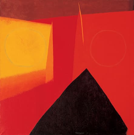 유영국(1916-2002) <Work (Circle A)> 1968, Oil on canvas, 136 x 136 cm, Courtesy of Yoo Youngkuk Art Foundation 이미지 제공: 국제갤러리