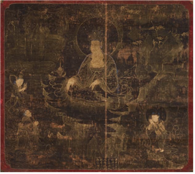 수월관음도(관세음보살을 그린 그림), 국립중앙박물관