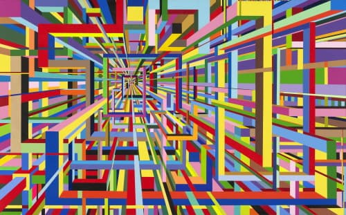 Gate, acrylic on canvas, 160x100cm, 2014