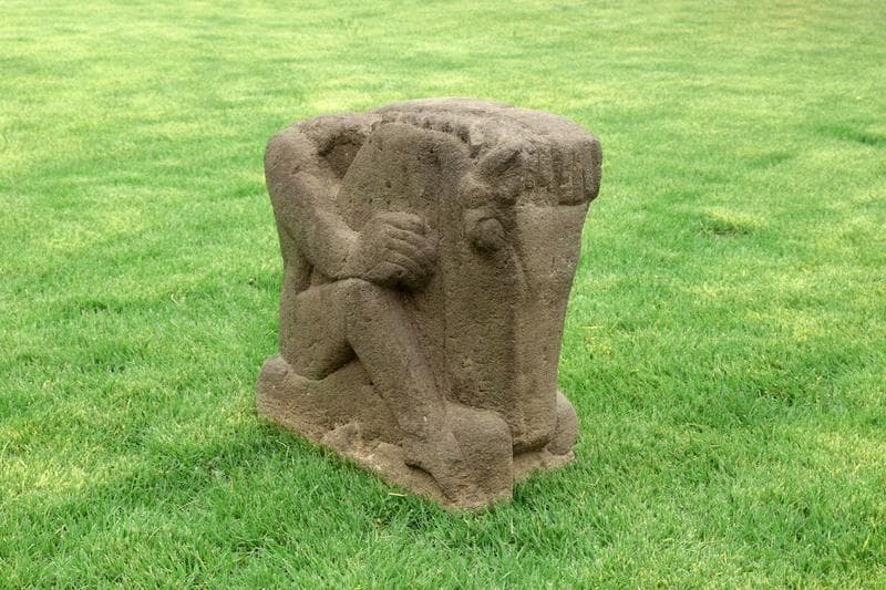 Kwon Jin Kyu. Knight, circa 1953. Andesite, 62.0(h) x 65.0 x 29.0 cm. Private Collection. Courtesy of Kwon Jin Kyu Commemoration Foundation & PKM Gall