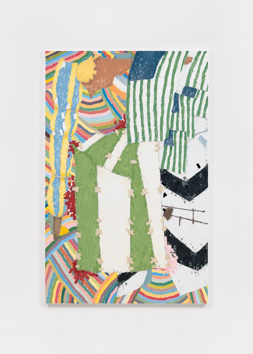 Without Going Outside of My Door, 2023-2024 Oil and wax on linen 82 x 53 inches (208.3 x 134.6 cm)