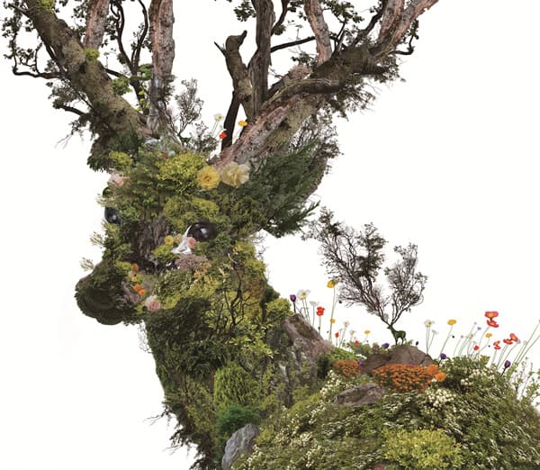 자견 (自遣) _ 120 x 138 cm _ Digital photo collage _ UV inkjet print_ 2015