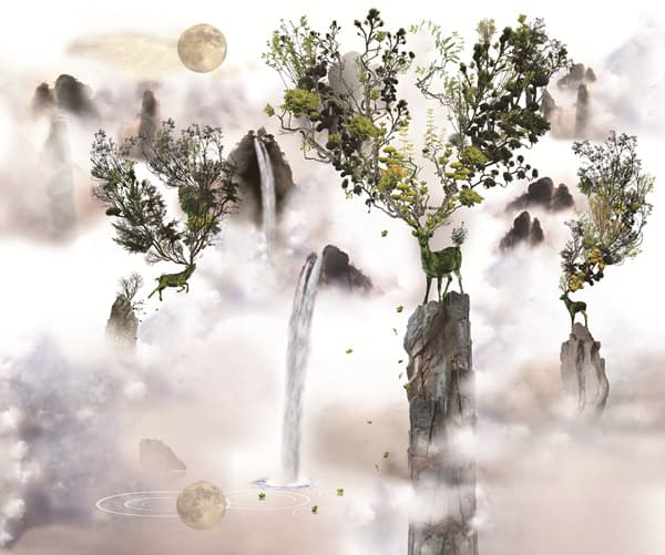 karmaⅤ_ 130x155 cm _ Digital photo collage _ UV inkjet print_ 2015