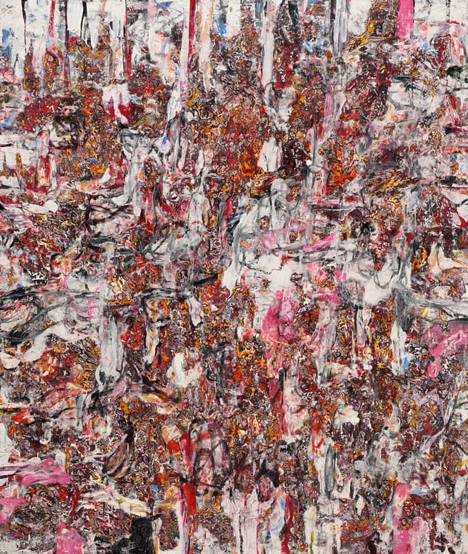 © Oliver Arms, Rest, the Beautiful Sisters 2013-15 Oil on canvas 84 x 72 inches (213.4 x 182.9cm)