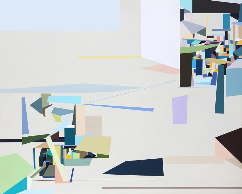 조은비, Untitled(H-3) Acrylic on canvas 130.3x162.1cm 2016