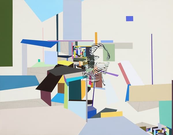 조은비, Untitled(H-2) Acrylic on canvas fabric 91x116.8cm 2012