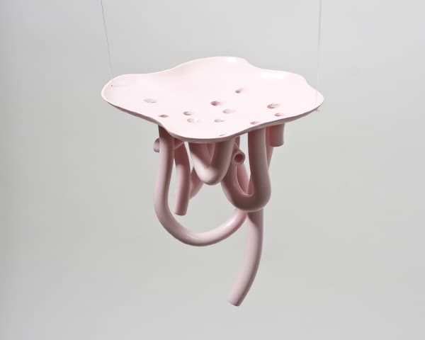 3D 프린팅 광경화성 수지, 스프레이페인트, 11.4×10.9×12.5cm, 2017