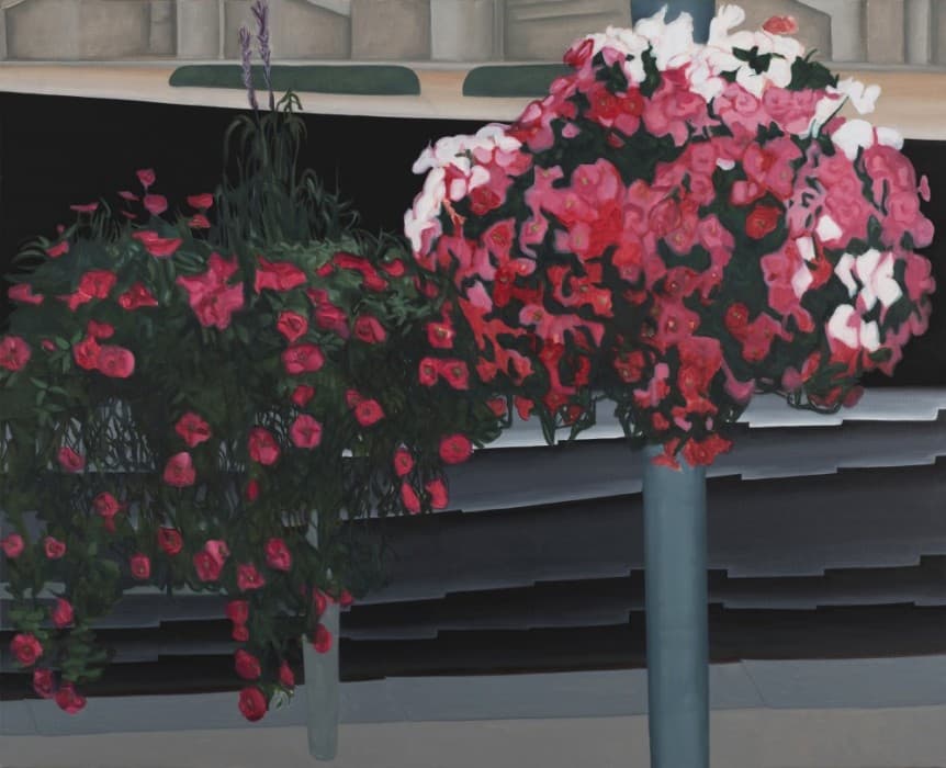 황세준, <꽃길> 캔버스 위에 유채 130x162cm 2016