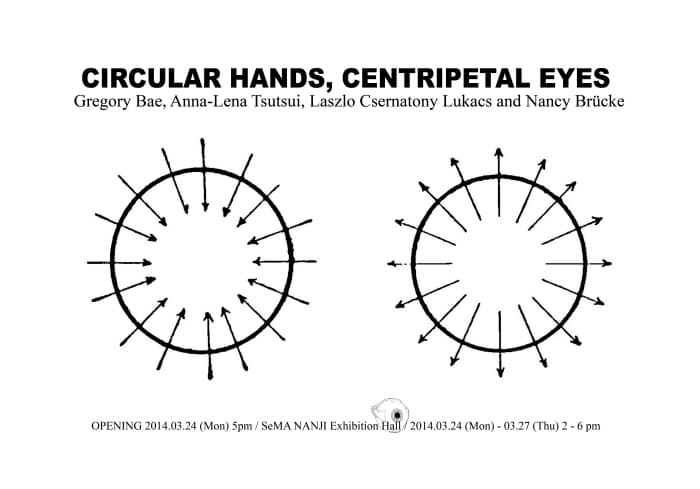 난지 8기 국외단기입주자 1분기 성과보고전: Circular Hands, Centripetal Eyes 1