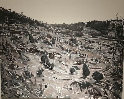 장재민, Memorial Park#3, 181x227cm, 2015, oil on canvas