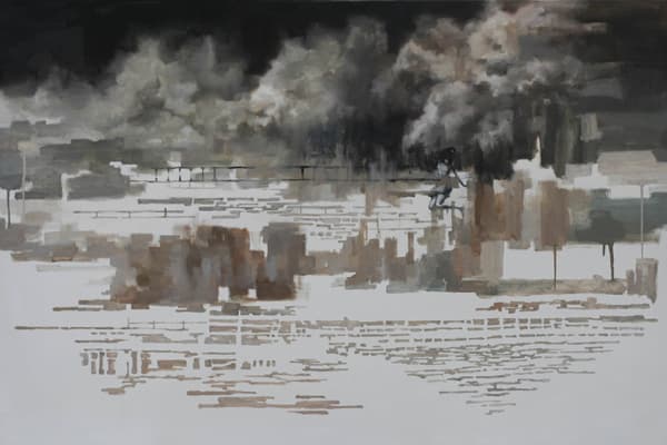 bridge_145.5x89.4cm_oil on canvas_2014