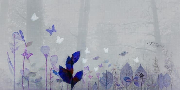 <Forest 8>, 80×40㎝, mixed media on paper, 2015